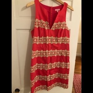 Lilly Pulitzer Augusta Shift Dress - Lipstick Pink